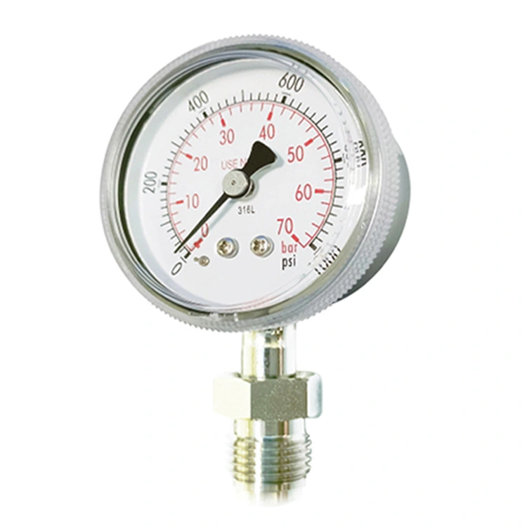 Vilka faktorer påverkar vanligtvis livslängden för en tryckmätare med ultrahög renhet, och hur kan den förlängas?