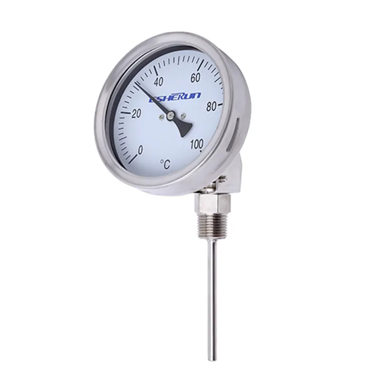 Hur fungerar en bimetalltermometer?